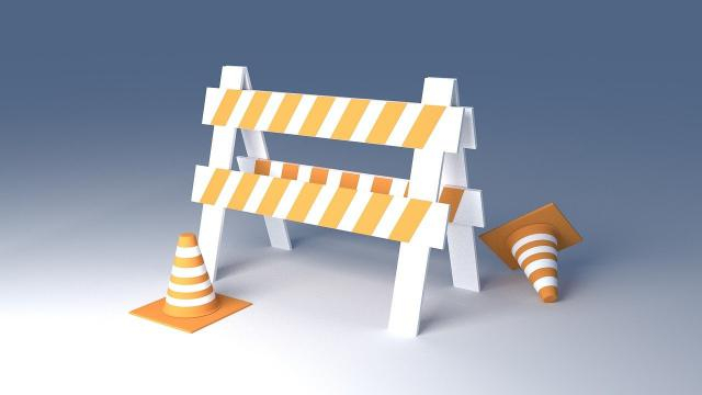 barrieres et cones travaux